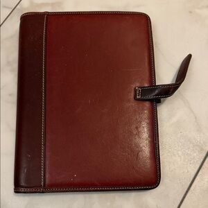 Coach Oxblood Leather Portfolio